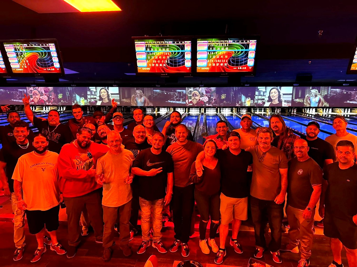 Steadfast Recovery community bowling outing